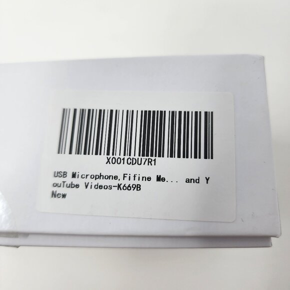 Fifine K669-K669B USB Corded Compact / Lightweight Podcast Condenser Microphone - Picture 12 of 14
